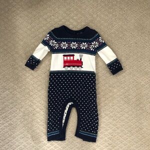 Janie & Jack - boys sweater romper